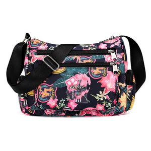 Flower Print Messenger Bags for Women Designer Ladies Shoulder Bag Handbags