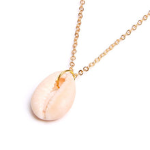 Load image into Gallery viewer, Necklaces for Women Seashell Shape Pendant Simple Seashell Ocean Beach