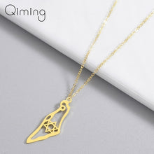 Load image into Gallery viewer, Necklace Men Women Stainless Steel Jewelry The Motherland Geometric Necklaces