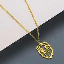 Load image into Gallery viewer, Necklace Men Women Stainless Steel Jewelry The Motherland Geometric Necklaces