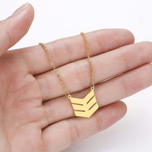 Load image into Gallery viewer, Necklace Men Women Stainless Steel Jewelry The Motherland Geometric Necklaces