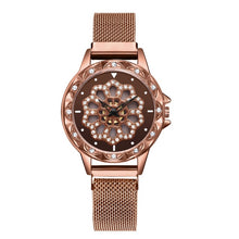 Load image into Gallery viewer, Watch for Women Ladies Rotate Dial Magnetic Mesh Band Women&#39;s Watch 2019