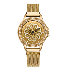 Load image into Gallery viewer, Watch for Women Ladies Rotate Dial Magnetic Mesh Band Women&#39;s Watch 2019