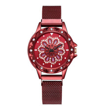 Load image into Gallery viewer, Watch for Women Ladies Rotate Dial Magnetic Mesh Band Women&#39;s Watch 2019