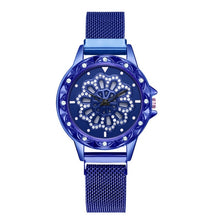 Load image into Gallery viewer, Watch for Women Ladies Rotate Dial Magnetic Mesh Band Women&#39;s Watch 2019