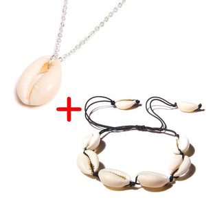 Necklaces for Women Seashell Shape Pendant Simple Seashell Ocean Beach