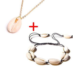 Necklaces for Women Seashell Shape Pendant Simple Seashell Ocean Beach