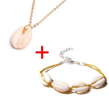 Load image into Gallery viewer, Necklaces for Women Seashell Shape Pendant Simple Seashell Ocean Beach