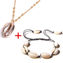 Load image into Gallery viewer, Necklaces for Women Seashell Shape Pendant Simple Seashell Ocean Beach