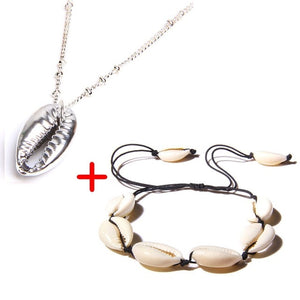 Necklaces for Women Seashell Shape Pendant Simple Seashell Ocean Beach