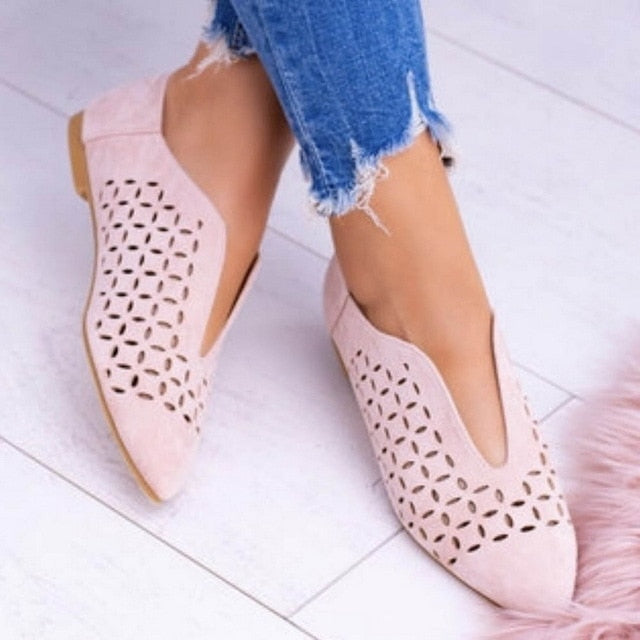 Spring  Shoes For Woman Platform Slip On Loafers Leather Feminino Zapatos De Mujjer 2018