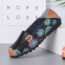 Load image into Gallery viewer, Ladies Shoes Genuine Leather Sneakers Women Loafer Round Toe Fashion Women