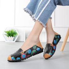 Load image into Gallery viewer, Ladies Shoes Genuine Leather Sneakers Women Loafer Round Toe Fashion Women