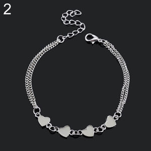 Little Star Heart Flower Ankle Bracelet Anklet Women's Jewelry New 2018