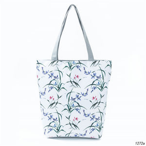 Handbag Casual Shopping Bag Floral Design Summer Beach Bag Women  Bag