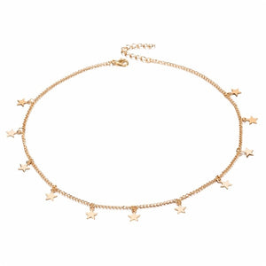 Fashion Necklace Gold Silver Color Necklaces for Women Delicate kolye Jewelry