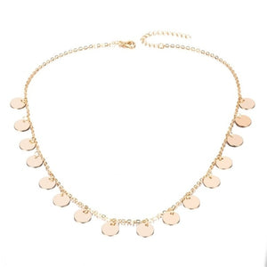 Fashion Necklace Gold Silver Color Necklaces for Women Delicate kolye Jewelry