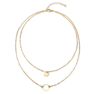 Fashion Necklace Gold Silver Color Necklaces for Women Delicate kolye Jewelry