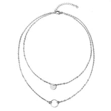 Load image into Gallery viewer, Fashion Necklace Gold Silver Color Necklaces for Women Delicate kolye Jewelry