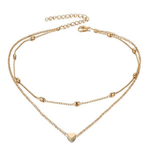 Fashion Necklace Gold Silver Color Necklaces for Women Delicate kolye Jewelry