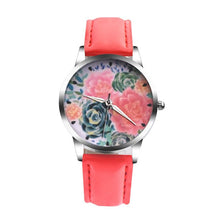 Load image into Gallery viewer, Fashion Watches Flamingo Flower Animal Women Leather Strap Watch Quartz Wristwatch Clock