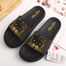 Load image into Gallery viewer, Summer Woman Cute hello kitty Slippers Beach Sandals Cat Slippers  Shoes