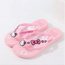 Load image into Gallery viewer, Summer Woman Cute hello kitty Slippers Beach Sandals Cat Slippers  Shoes