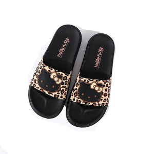 Summer Woman Cute hello kitty Slippers Beach Sandals Cat Slippers  Shoes