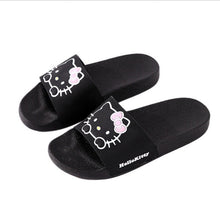 Load image into Gallery viewer, Summer Woman Cute hello kitty Slippers Beach Sandals Cat Slippers  Shoes