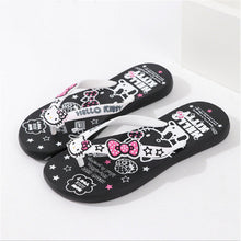 Load image into Gallery viewer, Summer Woman Cute hello kitty Slippers Beach Sandals Cat Slippers  Shoes