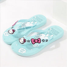 Load image into Gallery viewer, Summer Woman Cute hello kitty Slippers Beach Sandals Cat Slippers  Shoes