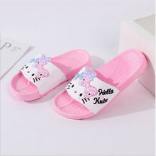 Load image into Gallery viewer, Summer Woman Cute hello kitty Slippers Beach Sandals Cat Slippers  Shoes