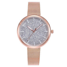 Load image into Gallery viewer, Female Clock Quartz Watch Flowers starry sky Wristwatch Montre ladies clock Women