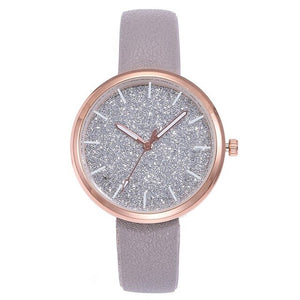 Female Clock Quartz Watch Flowers starry sky Wristwatch Montre ladies clock Women