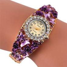 Load image into Gallery viewer, Women&#39;s Watch Flower Wrist Watch Women Clock Quartz Watches