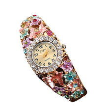 Load image into Gallery viewer, Women&#39;s Watch Flower Wrist Watch Women Clock Quartz Watches