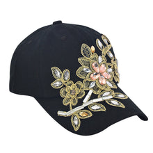 Load image into Gallery viewer, Women Fashion Adjustable Flower  Baseball Mesh Cap Hat Dad Hat Baseball Hip Hop Caps Summer Women