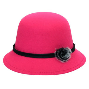 Hats Summer Cap Women's Crushable Wool Felt Outback Hat Panama Hat