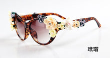 Load image into Gallery viewer, Roses unglasses Women&#39;s Lentes Oculos Gafas De Sol Feminino Lunette Soleil Flower