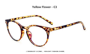 Women's Reading Sunglasses Flower Print Trendy Sun Glasses Cute Fresh Style