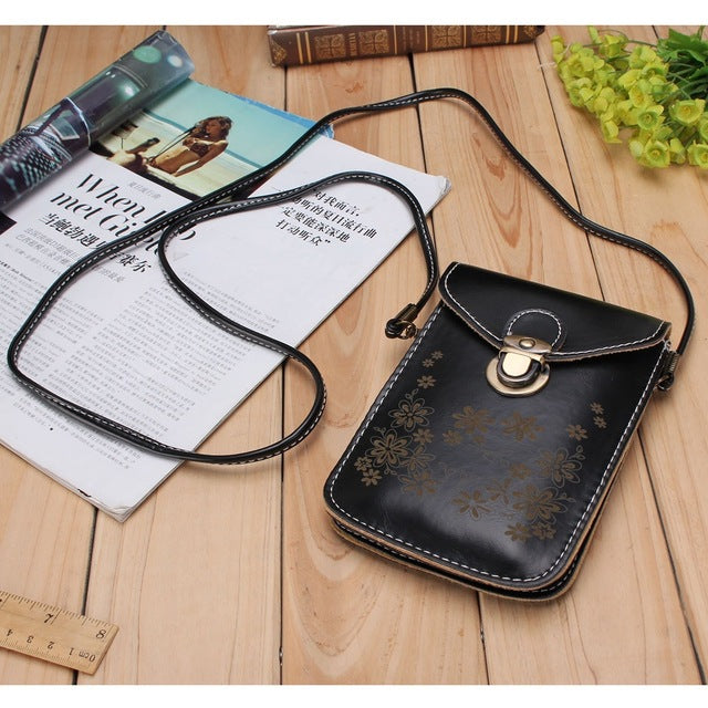 Women bag Flower Purse Coin Cell Phone Mobile Mini Crosksbody Shoulder Bag