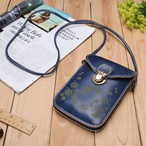 Women bag Flower Purse Coin Cell Phone Mobile Mini Crosksbody Shoulder Bag