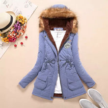 Load image into Gallery viewer, new winter jacket medium-long thicken  coat slim parka cotton-padded jacket overcoat