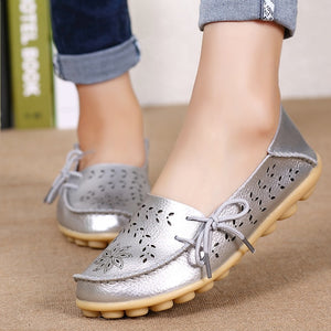 Women Shoes Slip On Loafers Woman Soft Nurse Ballerina Shoes