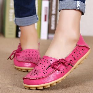 Women Shoes Slip On Loafers Woman Soft Nurse Ballerina Shoes