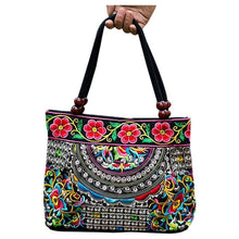 Load image into Gallery viewer, Style Women Summer Fashion Handmade Flowers Ladies Tote Shoulder Bags