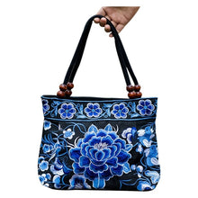 Load image into Gallery viewer, Style Women Summer Fashion Handmade Flowers Ladies Tote Shoulder Bags