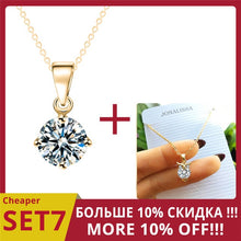 Load image into Gallery viewer, Necklaces For Women Girls Bijoux Gold Sliver Color Rhinestone Necklace Fashion