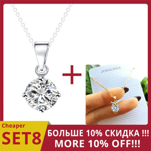 Necklaces For Women Girls Bijoux Gold Sliver Color Rhinestone Necklace Fashion