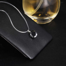 Load image into Gallery viewer, Crystal Necklace Pendant Necklace Transparent Fishing line Necklac